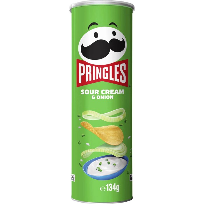 Pringles sour cream onion nutrition facts