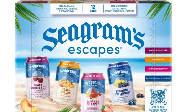 Seagrams Escapes Nutrition Facts The Lowdown